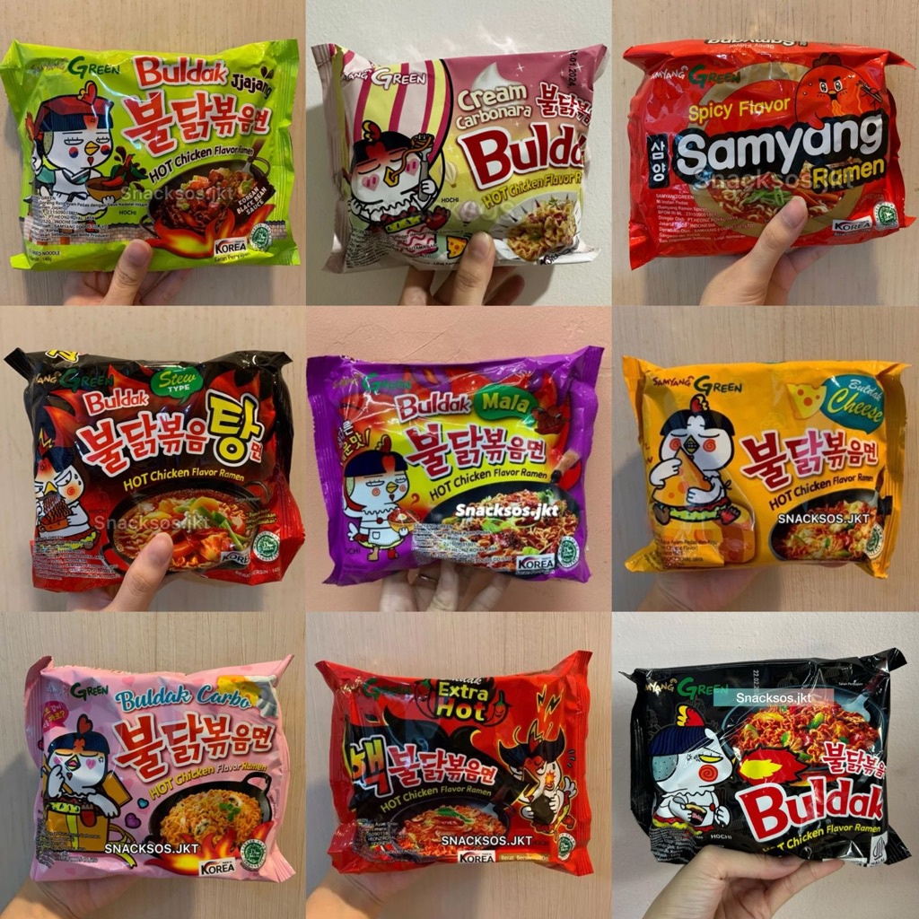 

[BPOM RI ML] SAMYANG NUCLEAR EXTRA HOT CHEESE CREAMY QUATTRO QUATRO CHEESE CARBONARA ROSE CARBO MALA