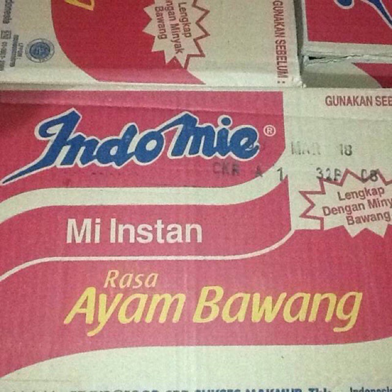 

Indomie Goreng /Soto /Ayam Bawang /Kari per dus isi 40 pcs BISA MIX