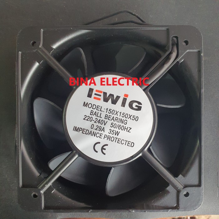 TOP EXHAUST FAN EWIG 150X150X50 6 INCH 6" / KIPAS HISAP EWIG 150X150X50 6" -