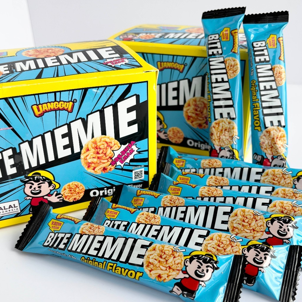 

[HALAL]Beli 15 Pcs Gratis 15 PcsLianggui Bite Miemie Box Isi 30Pcs Camilan Enak untuk Anak Sekolah,