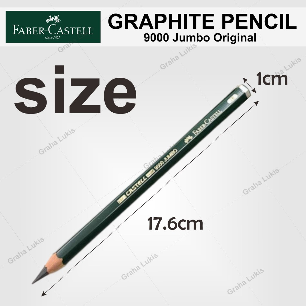 

Faber Castell Graphite Pencil 9000 Jumbo Original