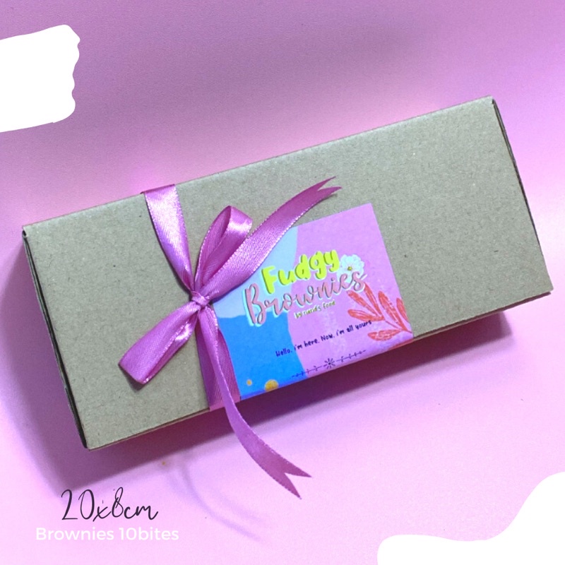 

HJ Fudgy Brownies / Brownies Skat 10bites by Nands Food Full Chocolate Terenak!