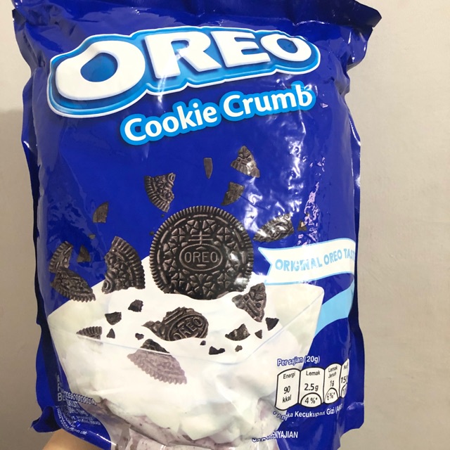 

HJ 1 KG Oreo Cookie CRUMB / Oreo Cookie Crumb 1 KG / KEMASAN ASLI