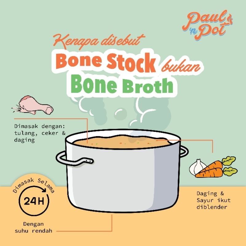

Paul n Pot CHICKEN Bone Stock Collagen 150ml Kaldu Tulang Ayam Kolagen Halal Paulnpot Broth Sari GTM
