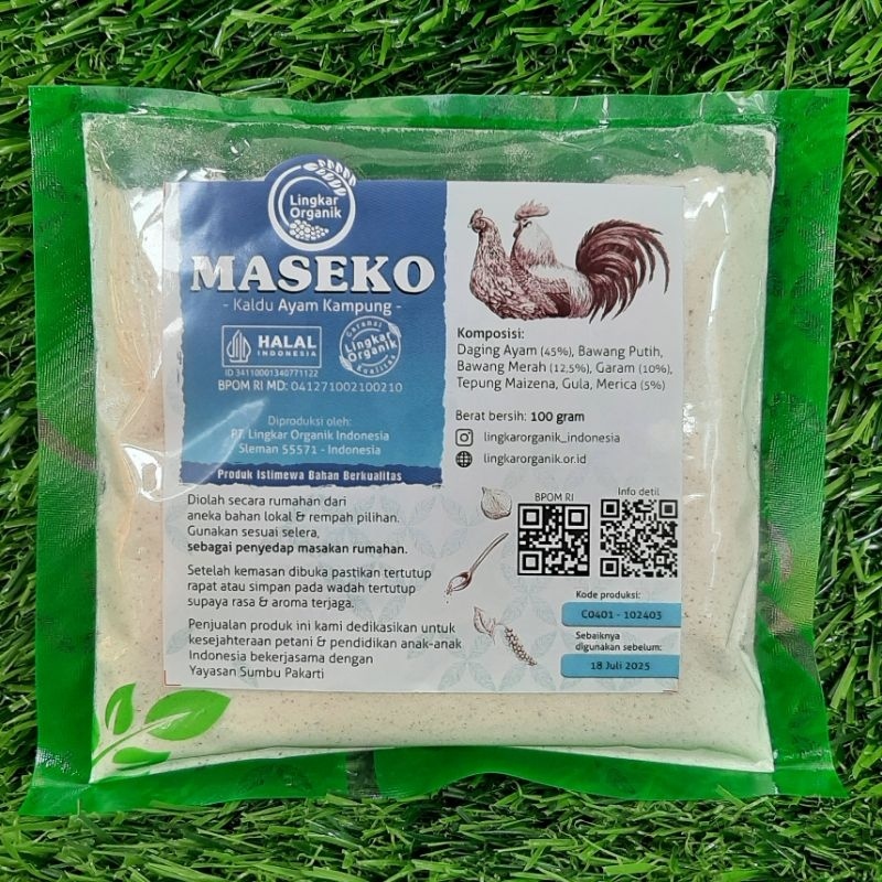 

Kaldu ayam maseko 100gr refill (isi ulang)