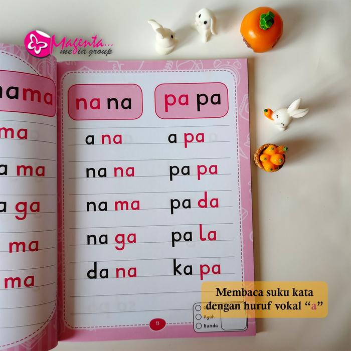 

HJK Buku Anak TK PAUD 60 Jam Pintar Baca Tanpa Dieja