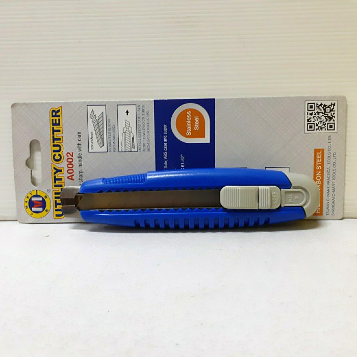 

Pisau Cutter / Pisau Potong Model Pencet CMART A0002