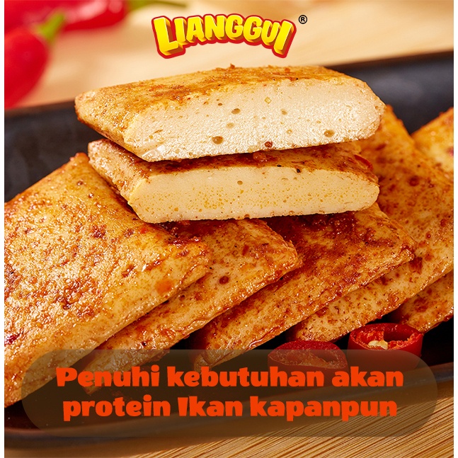 

[HALAL] Luvish Fish Tofu Spicy/Barbeque-1Box Isi 30 Pcs Enak Cemilan
