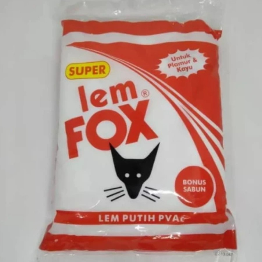 

Lem Kayu Fox Merah 700gr Super Lem Baru