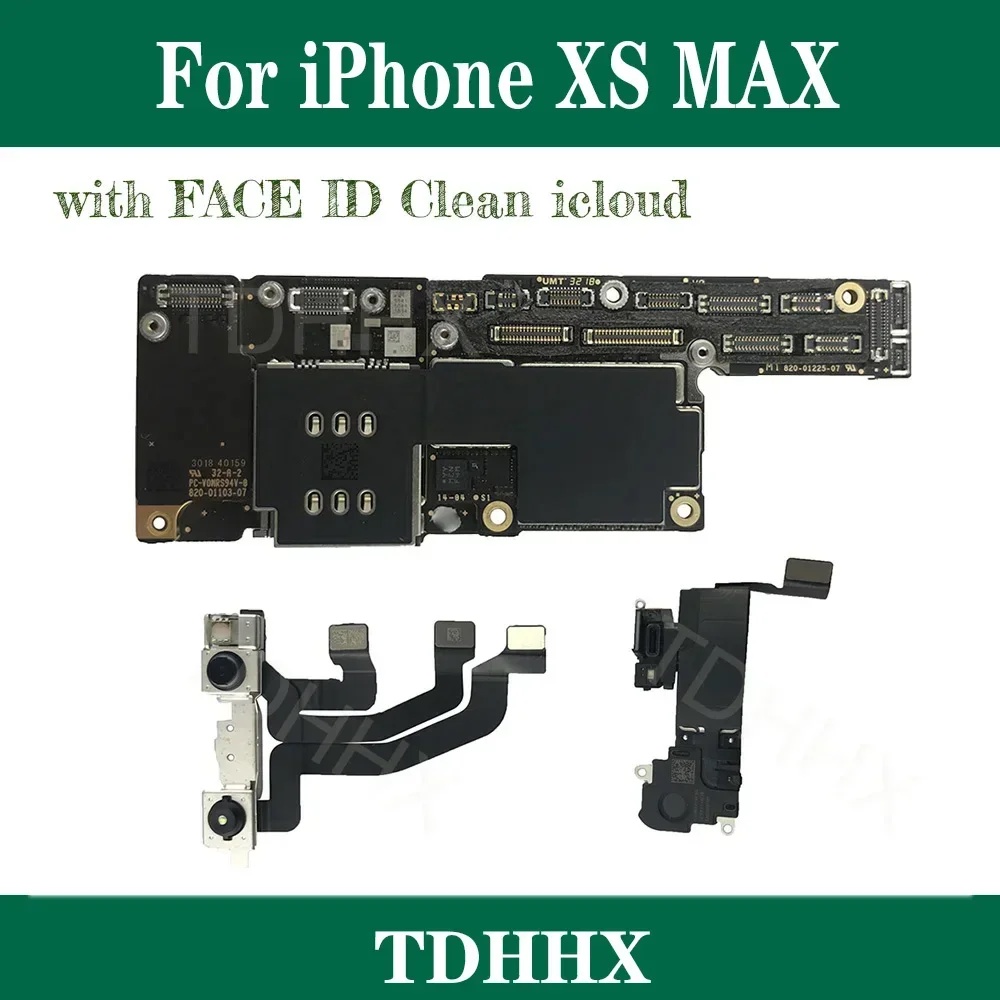 CC Free iCloud With IOS System Motherboard for iPhone XS MAX Main Logic Board Full Chips Plates Main
