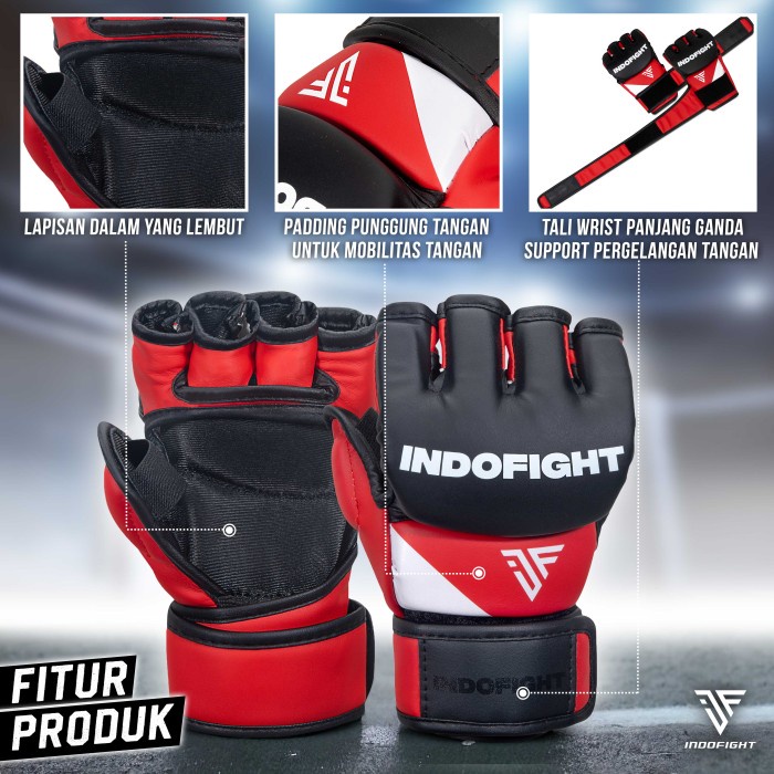 Sarung Tinju MMA, Sarung Tinju UFC, Glove MMA Murah, MMA Glove G018