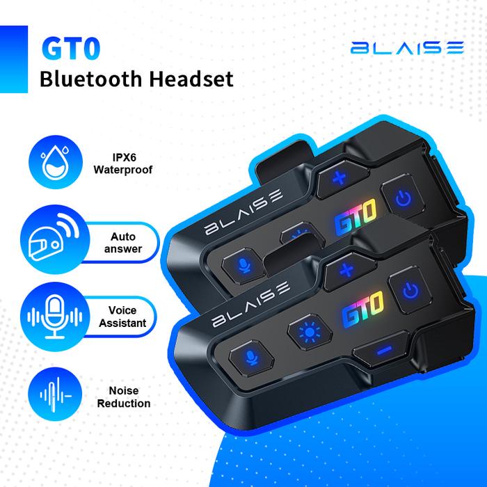 ..... Blaise Gt0 Headset Helm Bluetooth Headset Mic Hard Mic Dan Soft Mic Headset Bluetooth Helm