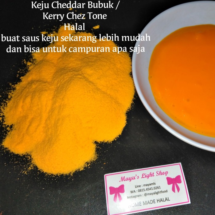 

Kerry Bubuk keju 1kg cheese powder cheztone halal murah saus tabur