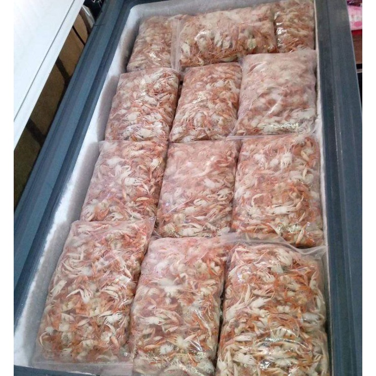 baby crab mentah bahan crispy 1KG