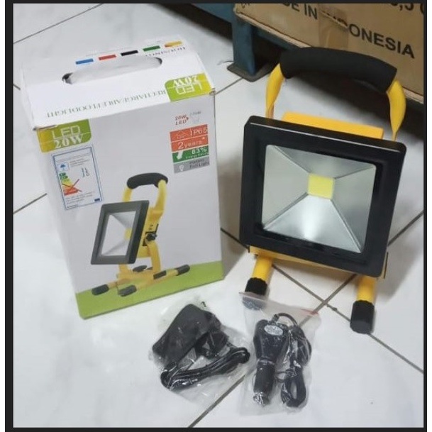 MASKO, Lampu sorot Emergency LED, 20 Watt