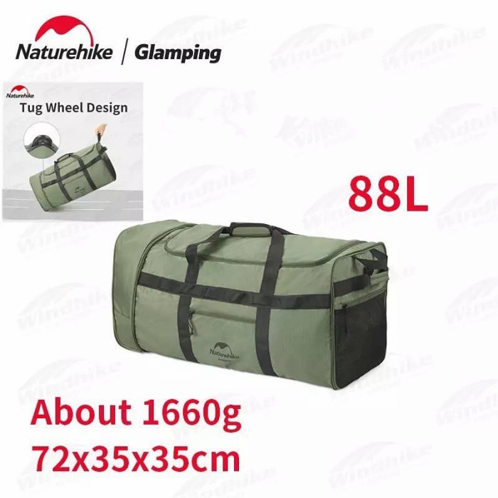 FOLDING STORAGE BOX NATUREHIKE NH21LX003 FOLDABLE TUG WHEEL BAG DUFFLE