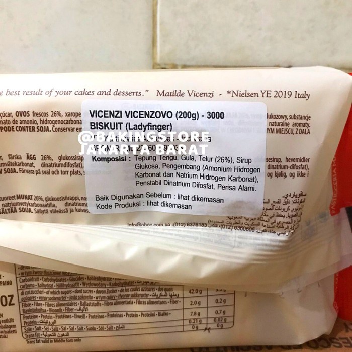 

Vicenzovo Lady Finger 200 Gr Lady Finger Matilde Vicenzi