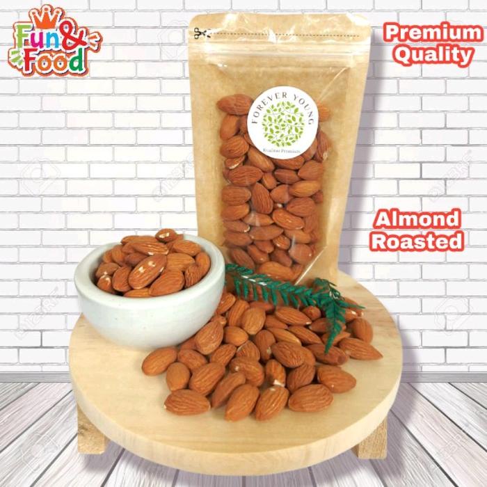 Cemilan Sehat - Roasted Almond / Kacang Almond Panggang Oven