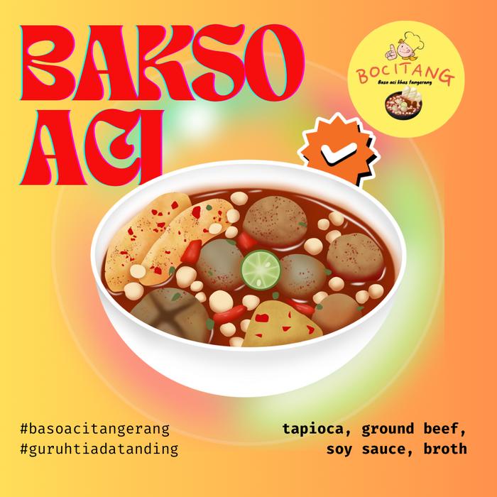 

PAKET MIX 5 BASO ACI AYAM PEDAS 5 BASO ACI ORI HOTSPOT FOOD KALDU PEDAS
