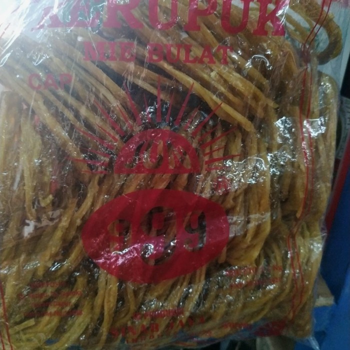 

Kerupuk Mie Bulat Cap 999.. 1 kg khusus gojek/grab