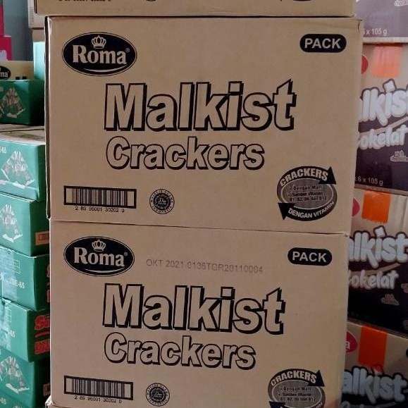 

Roma Malkist Crackers 1 pack isi 6 kotak