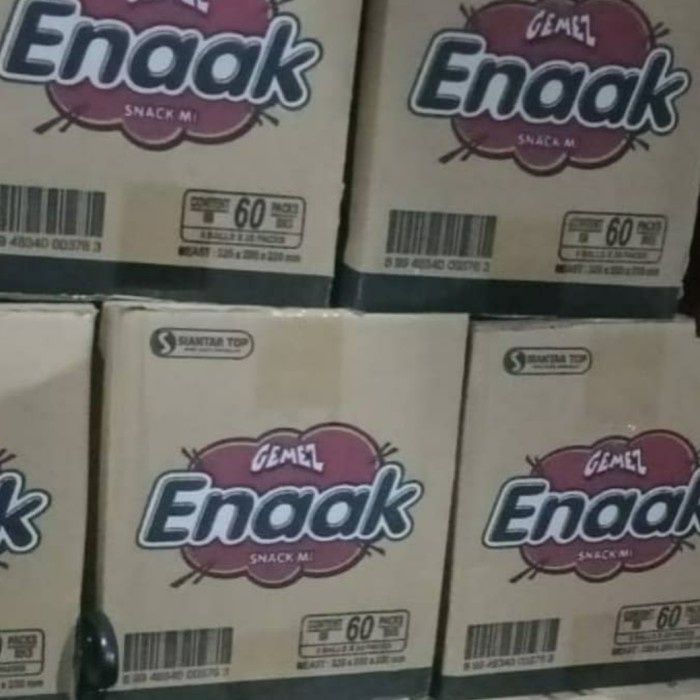 

mie gemez enaak dus 60 x 18 gr mi gemez siantar top