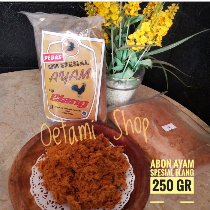 

Abon Ayam Spesial cap Elang 250 gr Asli Boyolali