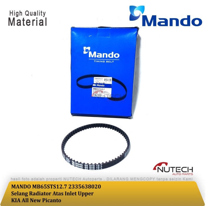 Selang Radiator Atas Inlet Upper KIA All New Picanto Asli Ori Mando