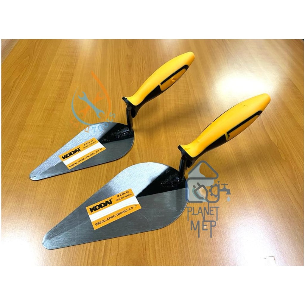 KODAI Sendok Semen Cetok Semen 6" Gagang Karet