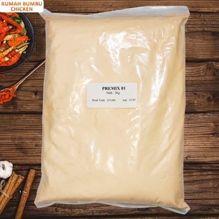 

Premix 01 / Biang Tepung Fried Chicken Premium 1 Kg