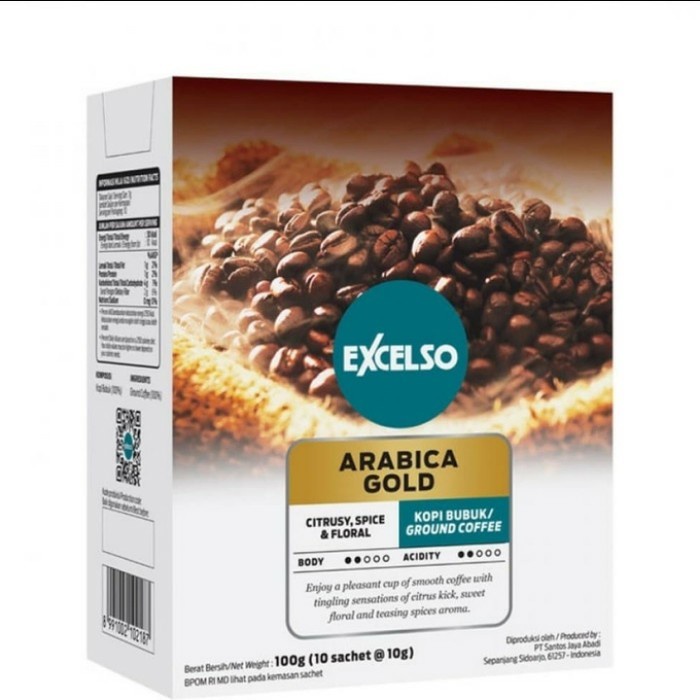 

(Good) kopi excelso arabica gold sachet isi 10