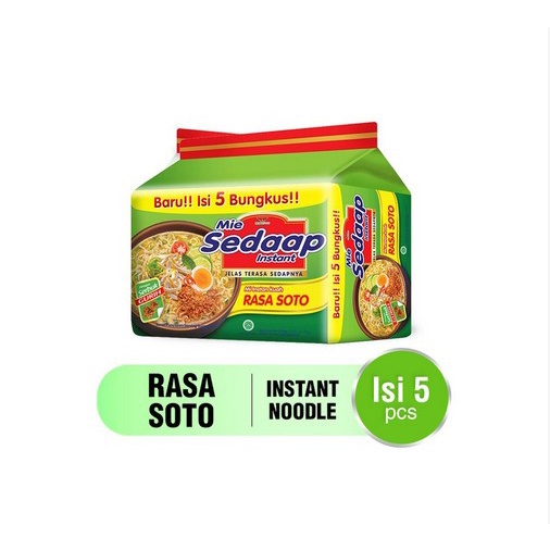 

(Good) Sedaap Mie Instant 5X90 gram Goreng/Soto