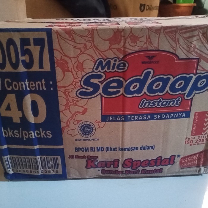 

(Good) mie sedaap kari spesial 1 dus