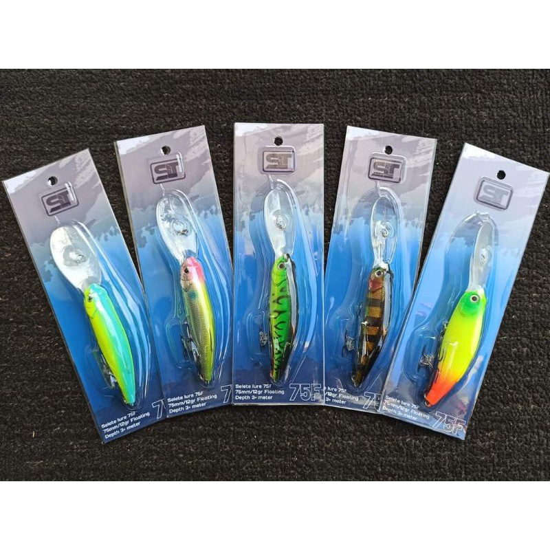 {{ Selete Lure 75F - Umpan Casting / Troling Muara Lidah Panjang Killer Untuk Blackbass Ready }}