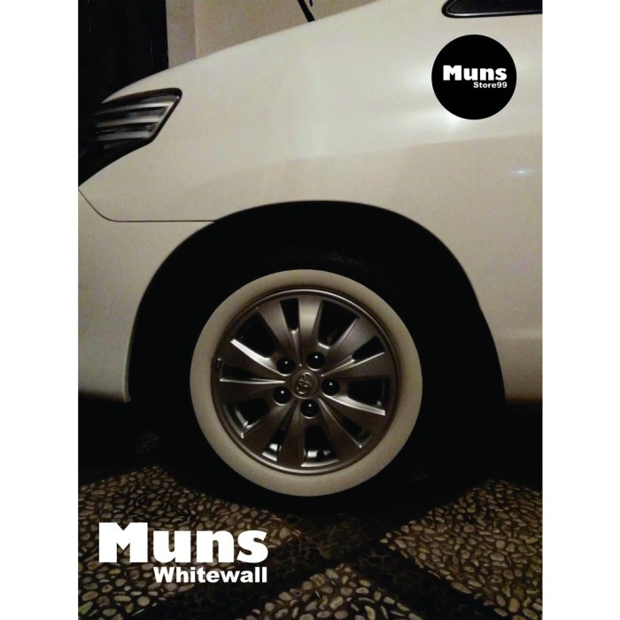 [Good] Lis Ban Mobil White Wall Ban Mobil Velg Ring 15 WHEELER Original