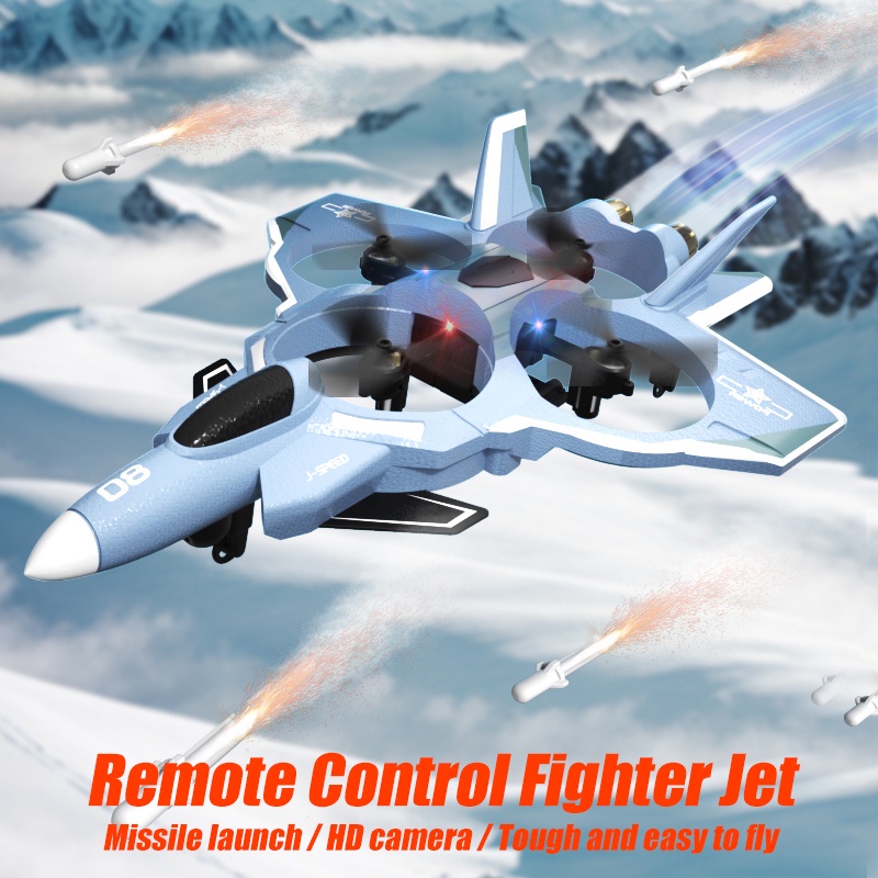 2024 New Jjrc Drones With Camera Eva Fighter Missile Laun  Air Hover Wifi Image Transmission 8K Hd