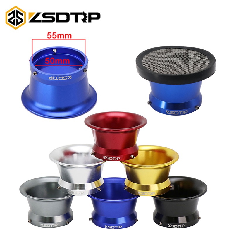 Zsdtrp 55Mm Cnc Aluminum Air Filter Interface Cup For Oko Koso Mikuni Pe Pwk 32/34 Motorcycle