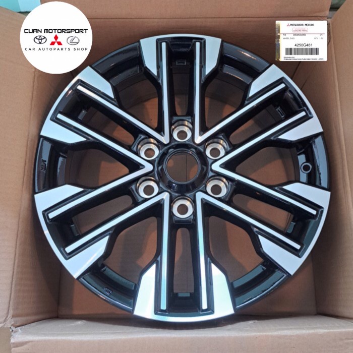 BISA GOSEND VELG MITSUBISHI ALL NEW PAJERO SPORT 2022 DAKAR ASLI ORIGINAL TERLARIS