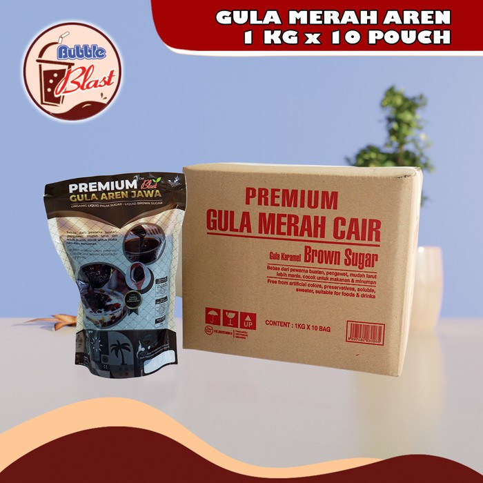 

(Best) Brown Sugar Syrup / Brown Sugar Cair / Gula Jawa Aren Cair 1 Karton