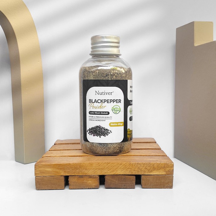 

(Best) NUTIVER BLACK PEPPER POWDER BUBUK LADA HITAM BUMBU REMPAH MURNI 100%