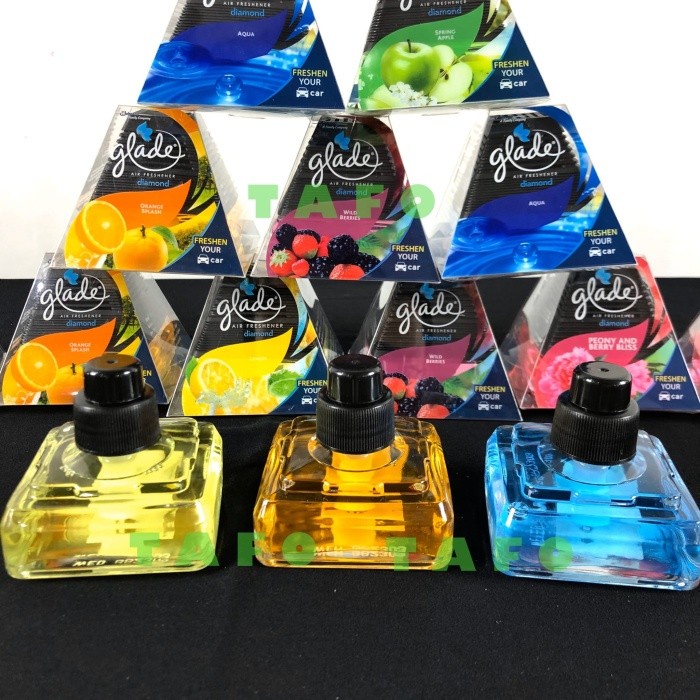 (Good) PARFUM DASHBOARD PEWANGI MOBIL GLADE DIAMOND MEWAH PIRAMID