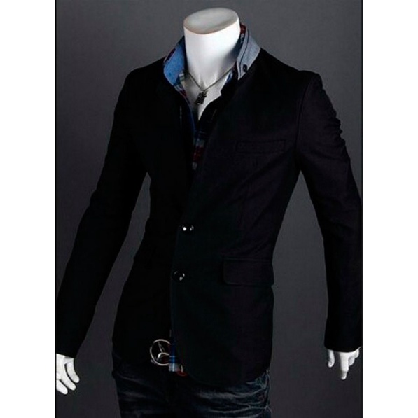 (Best) BLACK COCO - Blazer Jas Casual Koko Jasko Model baru Pria Cowok Gaul