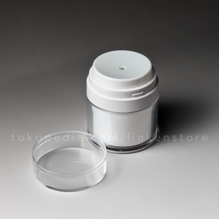 JTTOP" AIRLESS JAR POT CREAM / BOTOL PUMP ATAS - CREAM LOTION SKINCARE TRAVEL