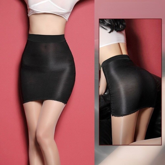 Rok Mini Sexy Transparan Wanita Hot Korean Style Span Pendek Spendek