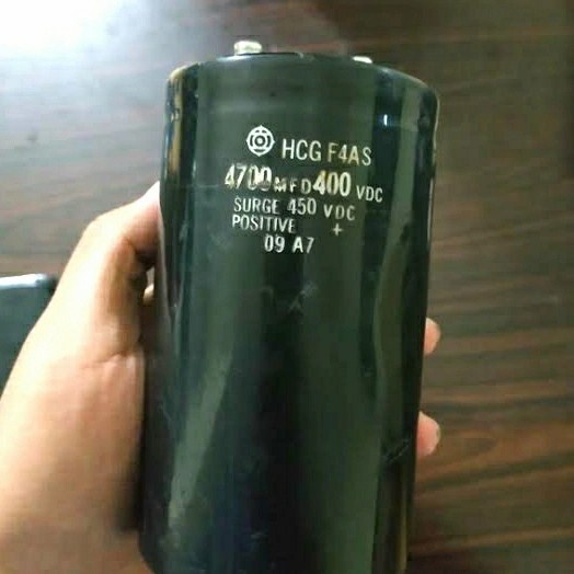 ELCO KAPASITOR HCG - 4700UF 4700 4700MDF 400VDC 400V 400 VOLT