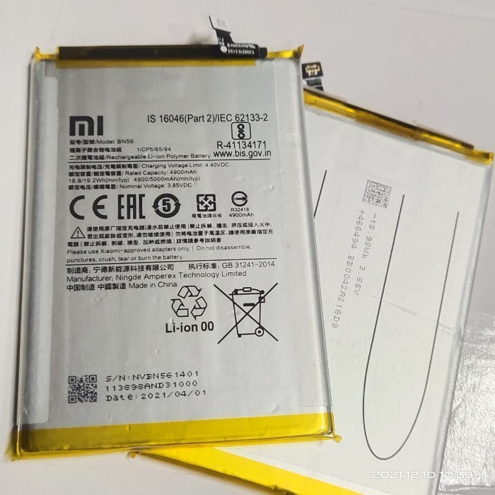 (Good) Baterai Xiaomi Redmi 9A Battery Xiomi 9C BN56 Original Copotan