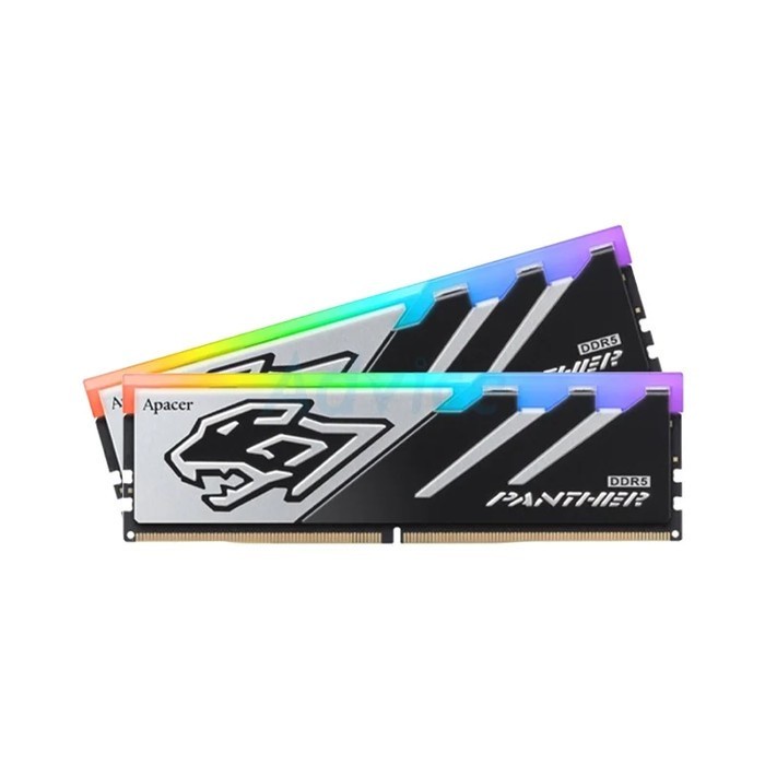 BISA GOSEND RAM APACER PANTHER RGB 32GB (2X16GB) DDR5 6000 MHZ - APACER DDR5 32GB BEST SELLER