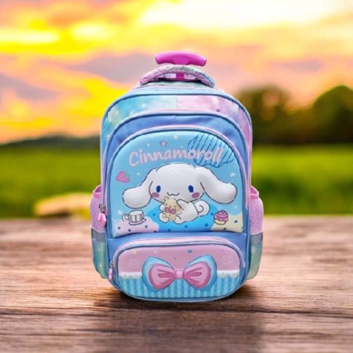 Tas Troli Sekolah Sd Kuromi Ransel Anak Melody Sanrio Momoroll Hello -Gratisongkir