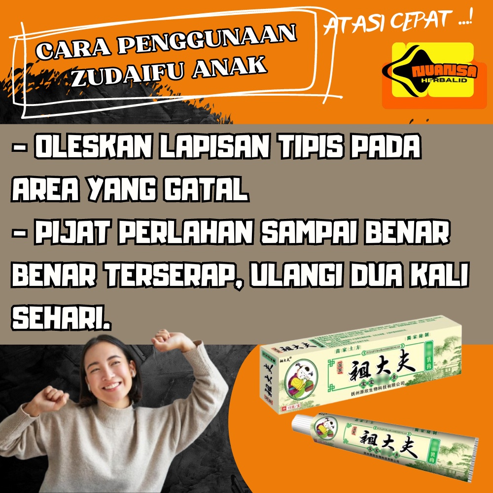 Beauty Asli 100% Salep Zudaifu Chy Gao Untuk Bayi Balita 0-7 Obat Gatal Salep Zudaifu Psoriasis