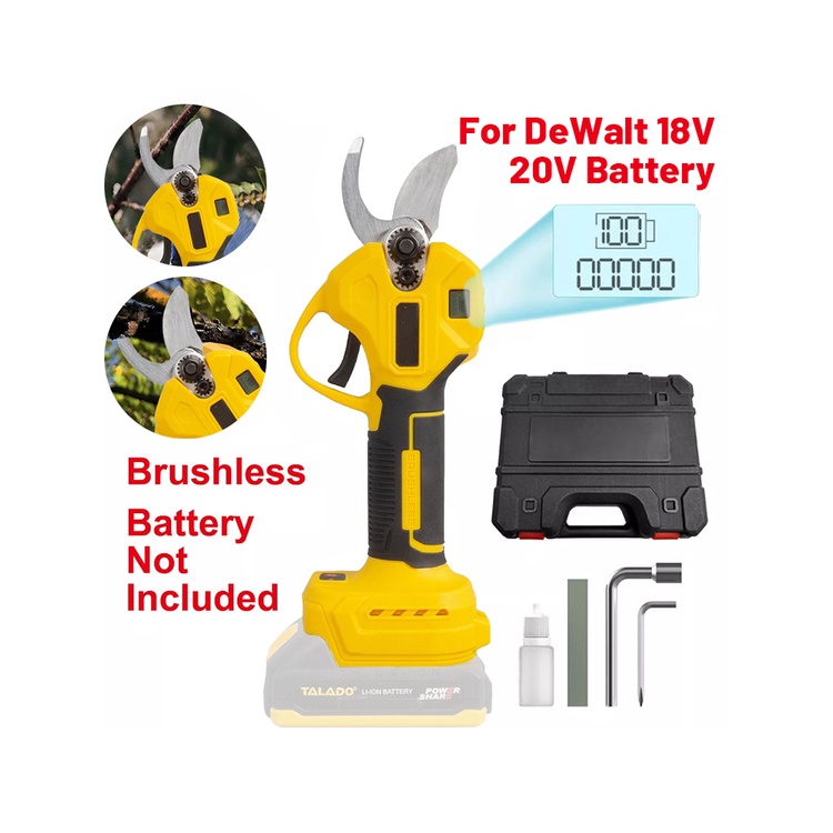 30mm brushless electric pruning shears cordless electric pruning cutters secateurs shrub shears